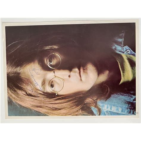 John Lennon Signed Inscribed Photo