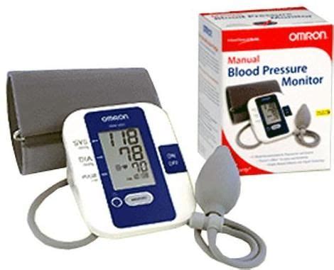 Omron HEM-432C Manual Blood Pressure Monitor, 30 memories, Clinically ...