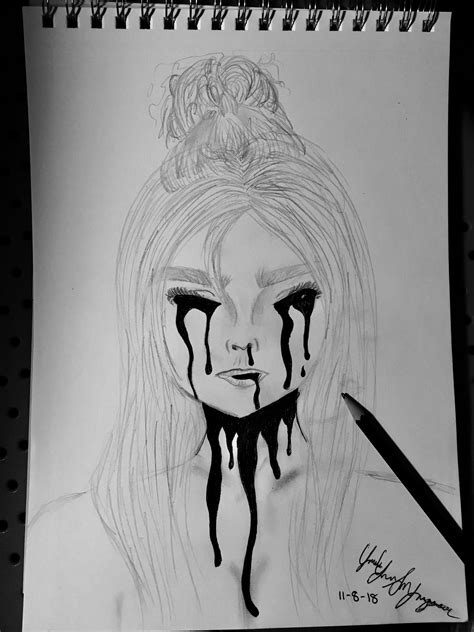 Whenthepartysover Black And White Drawing Billie Eilish Loki Tattoo