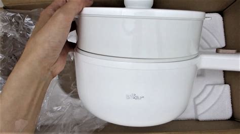 Bear Electric Hot Pot With Steamer Unboxing Youtube