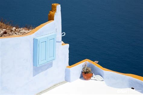 Santorini Blue - | Santorini blue, Santorini, Blue