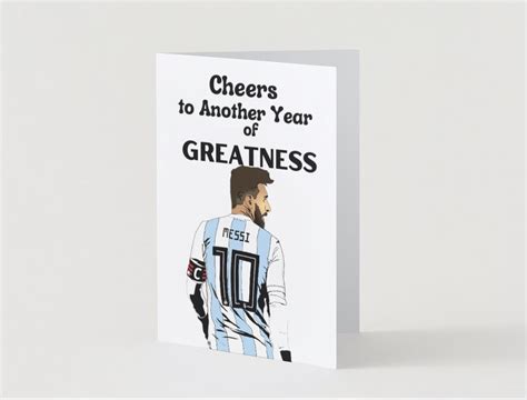 Lionel Messi Birthday Card Another Year Of Greatness Png Instant