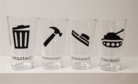 Pun Pint Glassesfunny Beer Glasses - Etsy