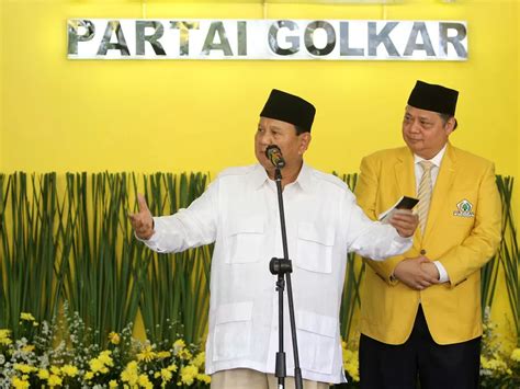 Prabowo Subianto Hadiri Tasyakuran Hut Ke Partai Golkar