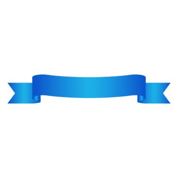 Ribbon Set Vector Art Png Blue Flat Ribbons Illustration Set Blue