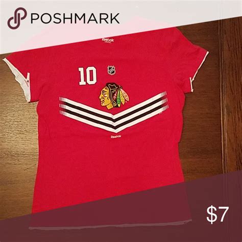 Chicago Blackhawks Tee Reebok Tops Tees