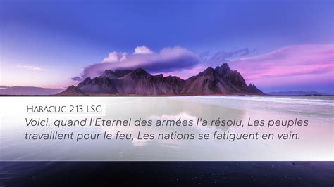 Habacuc Lsg Desktop Wallpaper Voici Quand L Eternel Des Arm Es