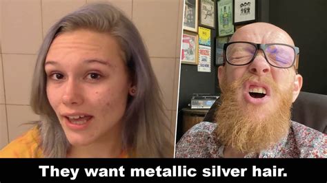 They Want Metallic Silver Blond I Hairdresser Reacts To Hair Fails Youtube