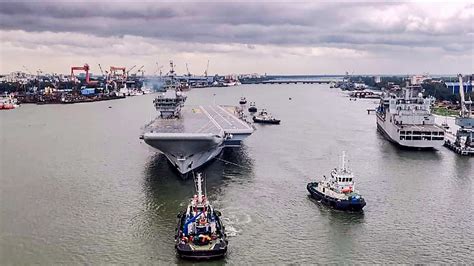 India’s first indigenous aircraft carrier begins sea trials off Kochi