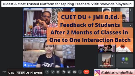 Feedback Of Students In CUET DU B Ed 2024 Delhi Bytes Preparation