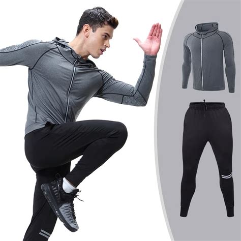 Aliexpress Buy Winter New YD Running Set Men Cool Quick Dry Mens