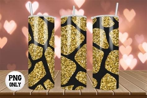 Cow Gold Tumbler Wrap Designs Graphics