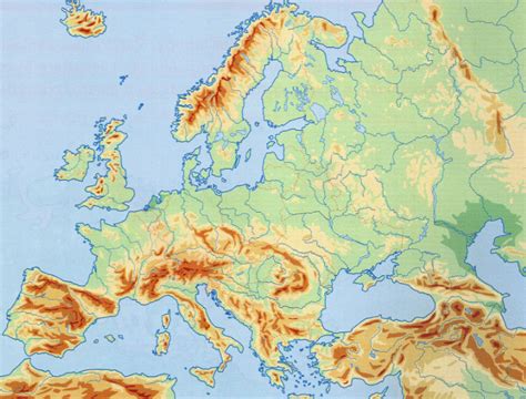 Cartina Politica Europa Con Fiumi Cartina Geografica Mondo