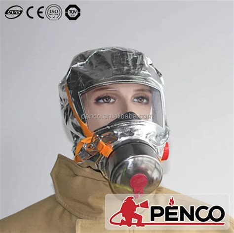 Emergency Escape Hood Oxygen Mask Respirator 60 Minutes Fire Smoke