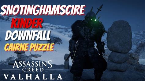 Kinder Downfall Cairn Puzzle Snotinghamscire Assassins Creed Valhalla