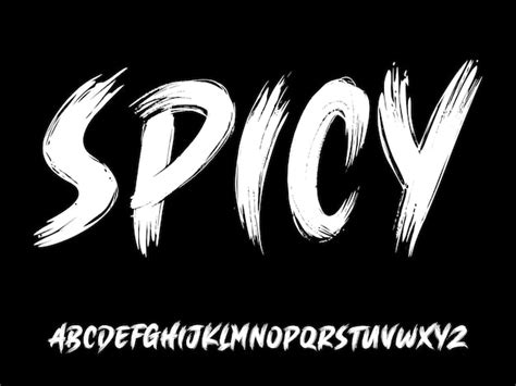 Premium Vector SPICY Modern Condensed Elegant And Stencil Sans Serif