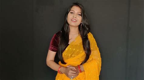 Ranjana Singh Position Audition Saree Look Youtube