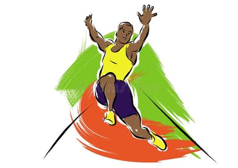 Long Jumper Stock Illustration Illustration Of Longjumper 110597993