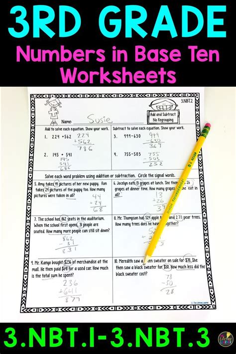 3nbt1 Worksheets