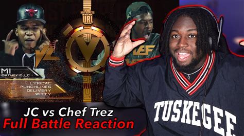 JC VS CHEF TREZ FULL BATTLE REACTION YouTube