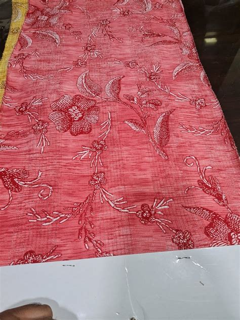 Printed Cotton Fabric Imported Jari Fabrics For Garments At Best Price