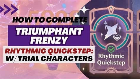 Genshin ImpactTriumphant Frenzy Event Stage 1 Rhythmic Quickstep