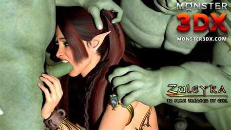 Elf Girl Gangbanged By Two Brutal Goblins 3D Porn Cartoon XHamster