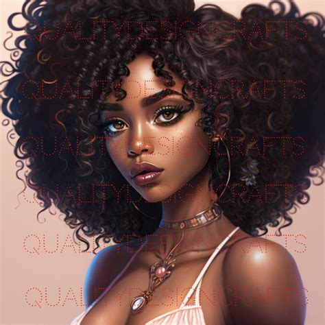 Beautiful Black Girl Magic Melanin Black Woman Png Afro Etsy