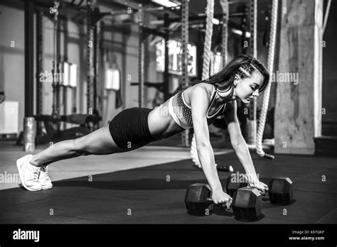 Plank Exercise Black And White Stock Photos Images Alamy