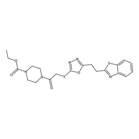 Buy Ethyl 4 2 5 2 Benzo D Thiazol 2 Yl Ethyl 1 3 4 Oxadiazol 2 Yl