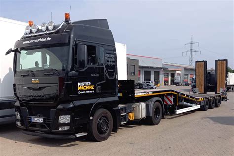 MAN TGX440 Mit Tieflader