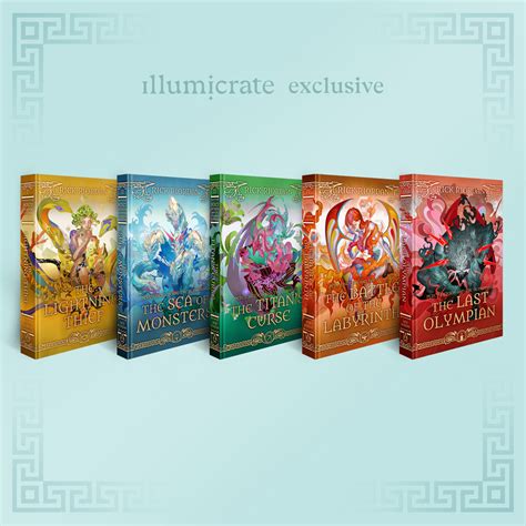 Illumicrate Exclusive Percy Jackson And The Olympians Series By Rick