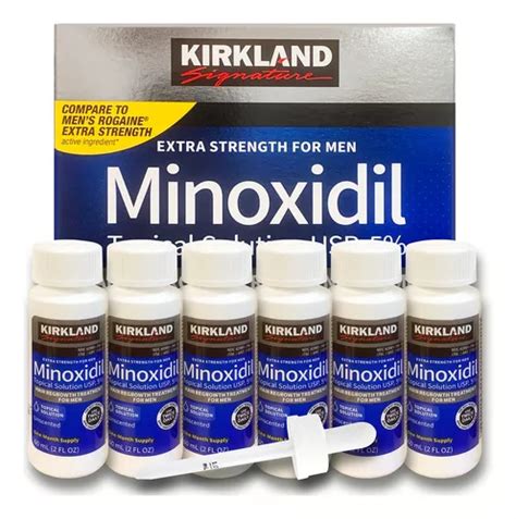 Kirkland Signature Minoxidil 5 Solución Tópica 6 Meses Meses Sin