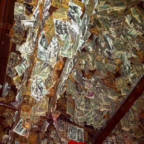 Mcguires Irish Pub Their Ceiling Is Covered With 1000000 Of