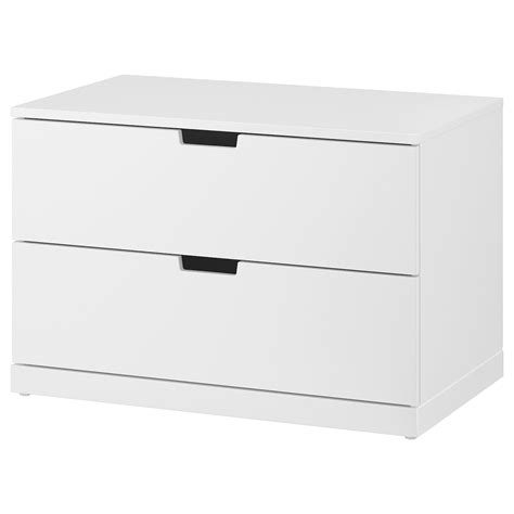 NORDLI Commode 2 Tiroirs Blanc IKEA