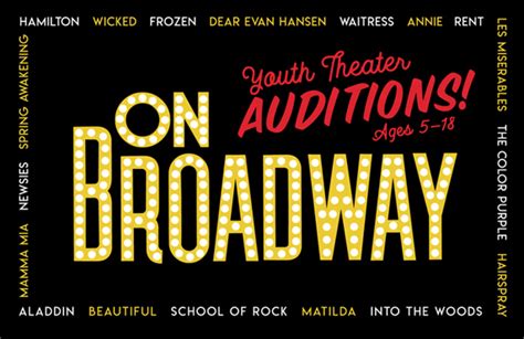 Youth Theater Auditions | South Bay Children's Musical Theater