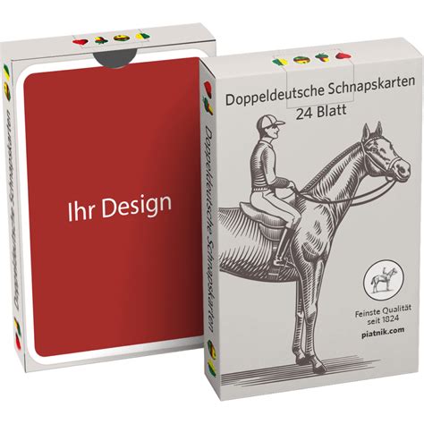 Doppeldeutsche Spielkarten Bedrucken Als Werbegeschenk