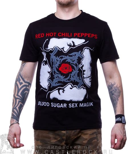 Футболка Red Hot Chili Peppers Blood Sugar Sex Magik Футболки Рок магазин атрибутики