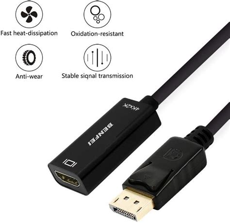 M1447displayport To Hdmi Benfei 4k Dp Display Port To Hdmi Adapter