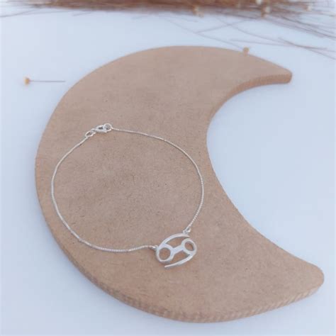 Pulseira signo câncer Alto Atacado da Prata