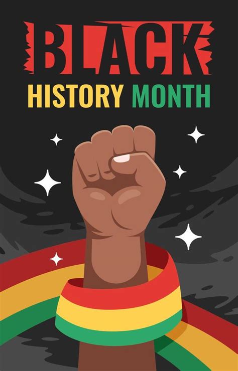 Black History Month Poster Celebration Vector Art At Vecteezy