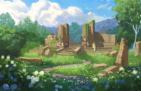 Ruins Joanne Tran On Artstation At Https Artstation Artwork