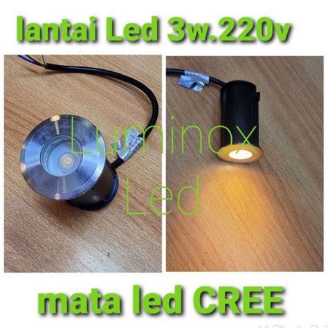 Promo Lantai Led 3watt 3w Cree Underground Up Light 3 Arah 3 Watt