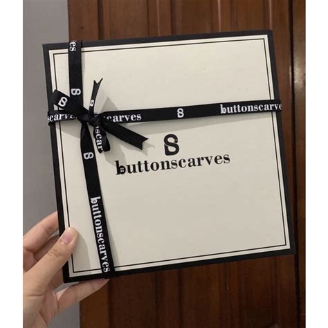 box  paperbag buttonscarves   ori ready  send shopee