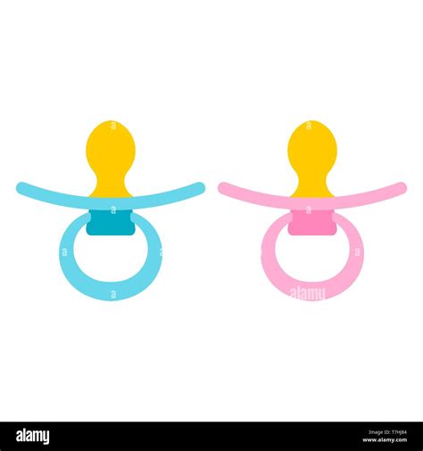 Pacifier Mouth Stock Vector Images Alamy