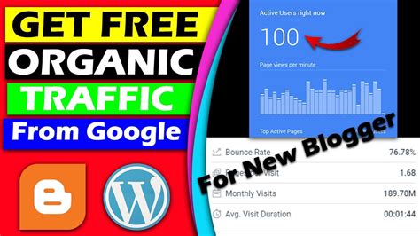 How To Get Free Organic Traffic To Blogger Wordpress Website From