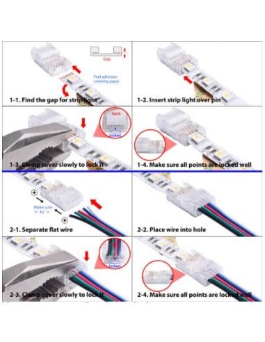 Hippo M 10mm RGBW Solderless Connector Quick Secure LED Strip