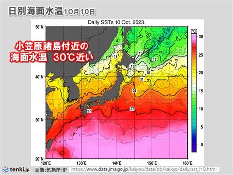 台風15号 猛烈な勢力で北上 あす小笠原諸島は高波に警戒 沖縄～北海道は秋晴れ気象予報士 石榑 亜紀子 2023年10月11日 日本