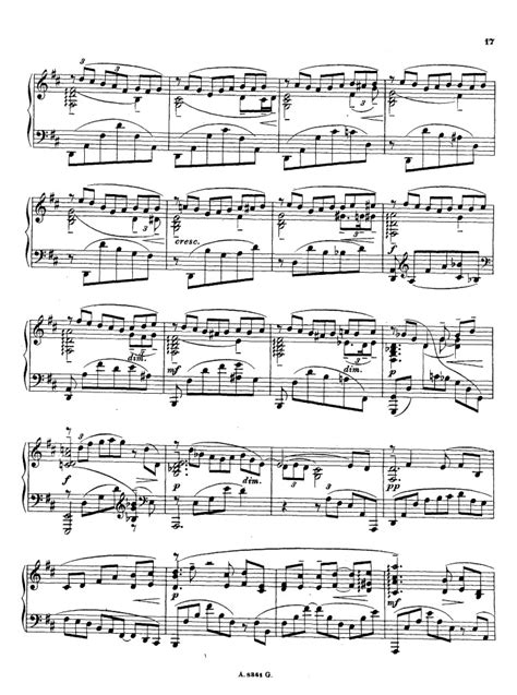 Op No Prelude In D Major Free Sheet Music By Rachmaninoff