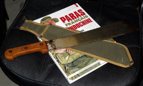 French Coupe Coupe Machete Canvas Cover Wehrmacht